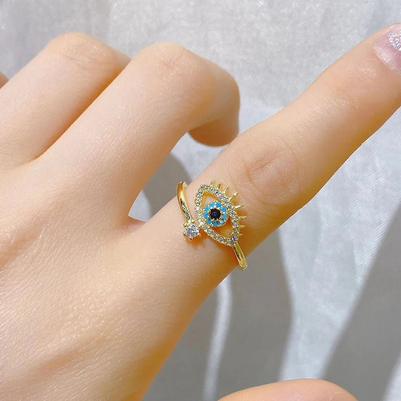 ZEYA - Ayla Evil Eye Ring