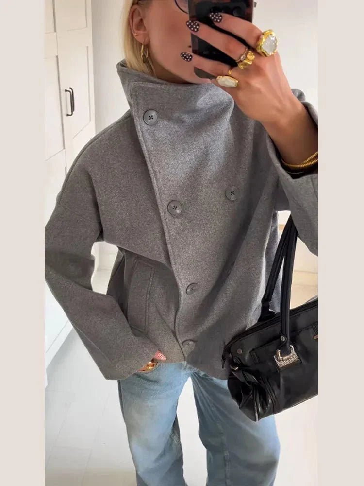 ZEYA - Beatrice Jacket with Stand Collar
