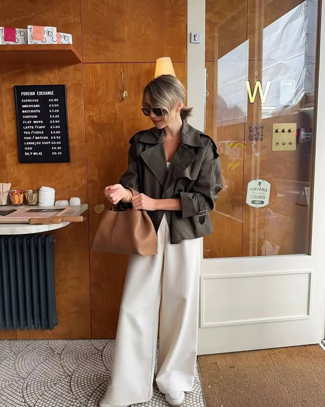 ZEYA - Bettany Cropped Trench Coat