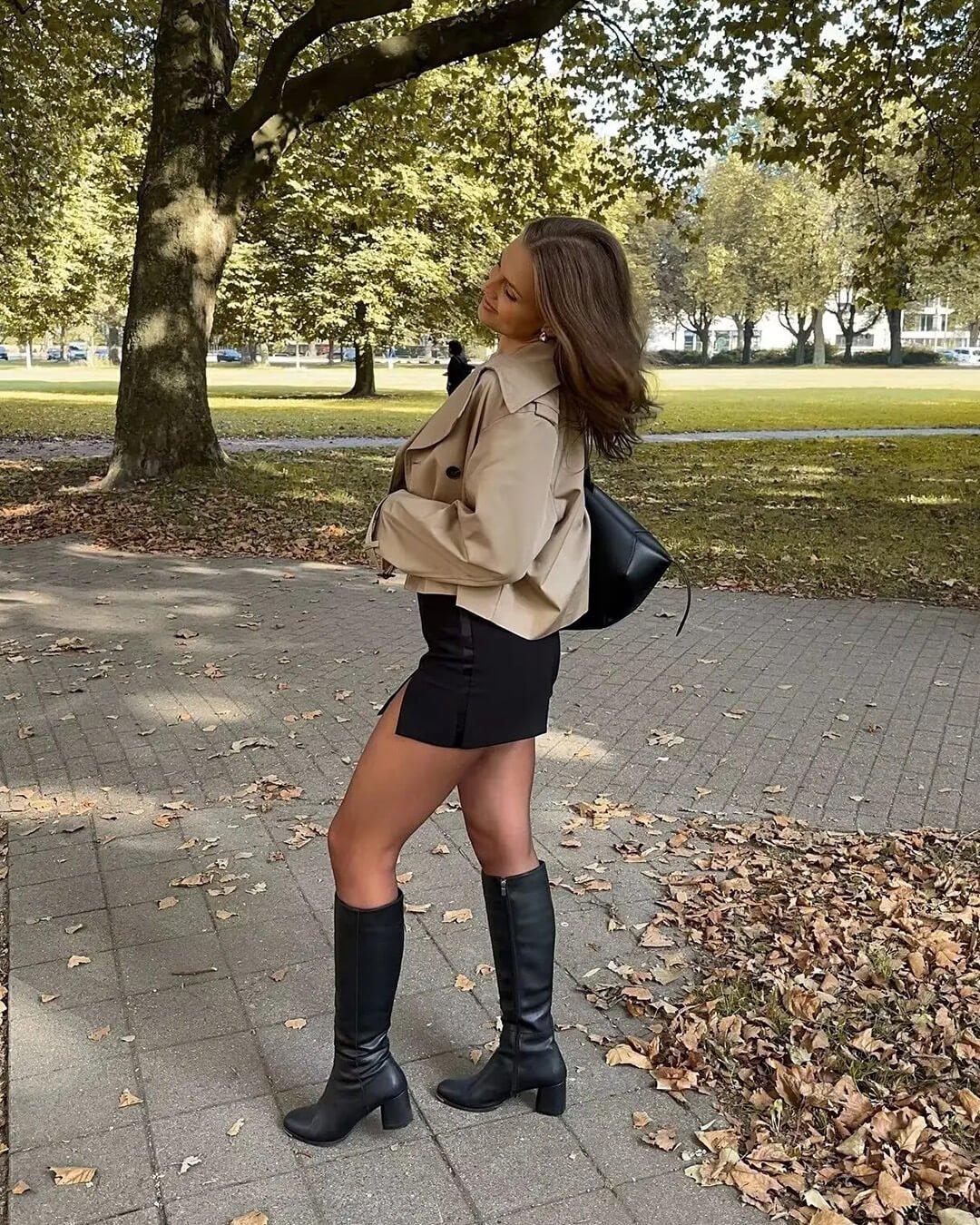 ZEYA - Bettany Cropped Trench Coat