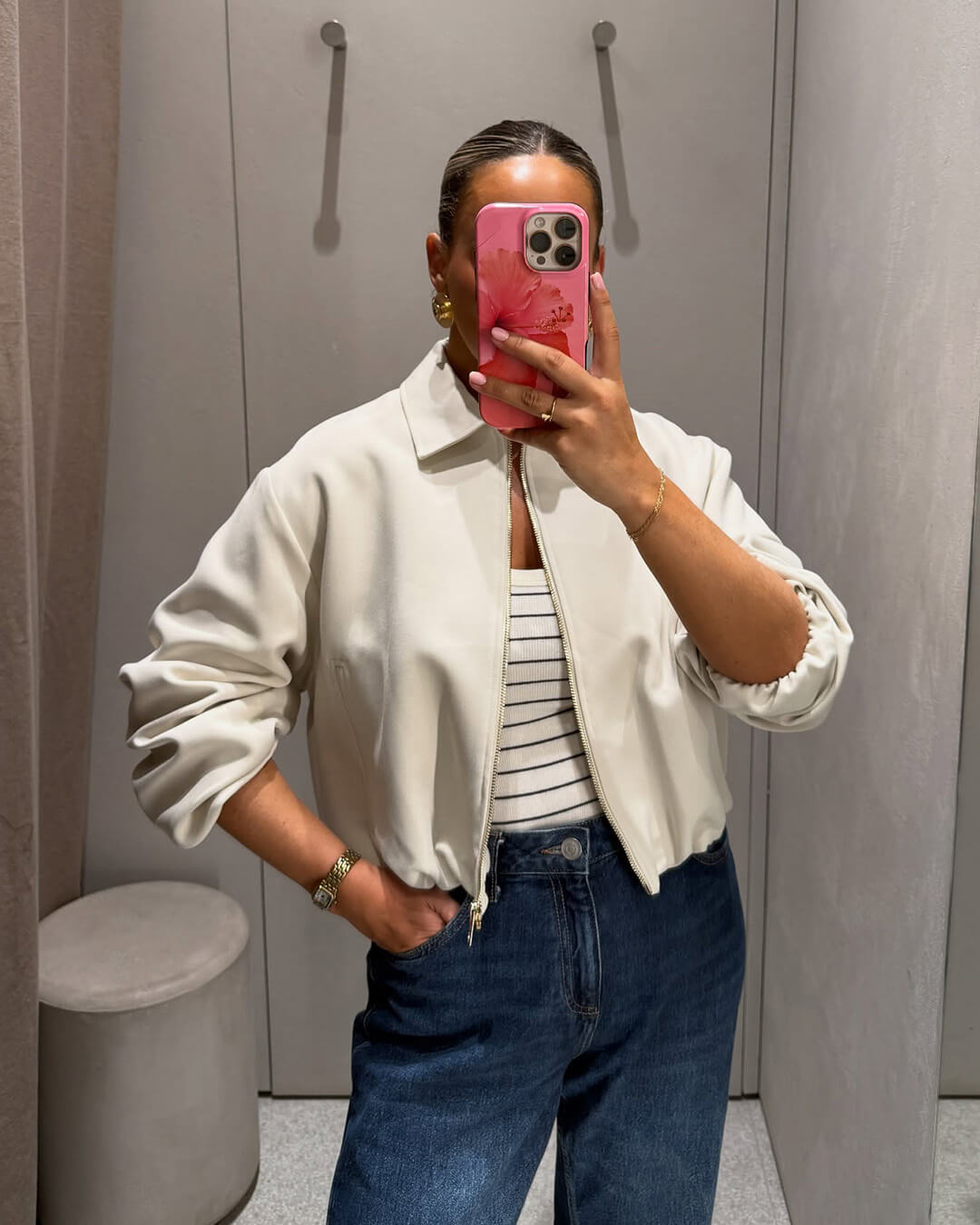 ZEYA - Bianca Puffed Bomber Jacket