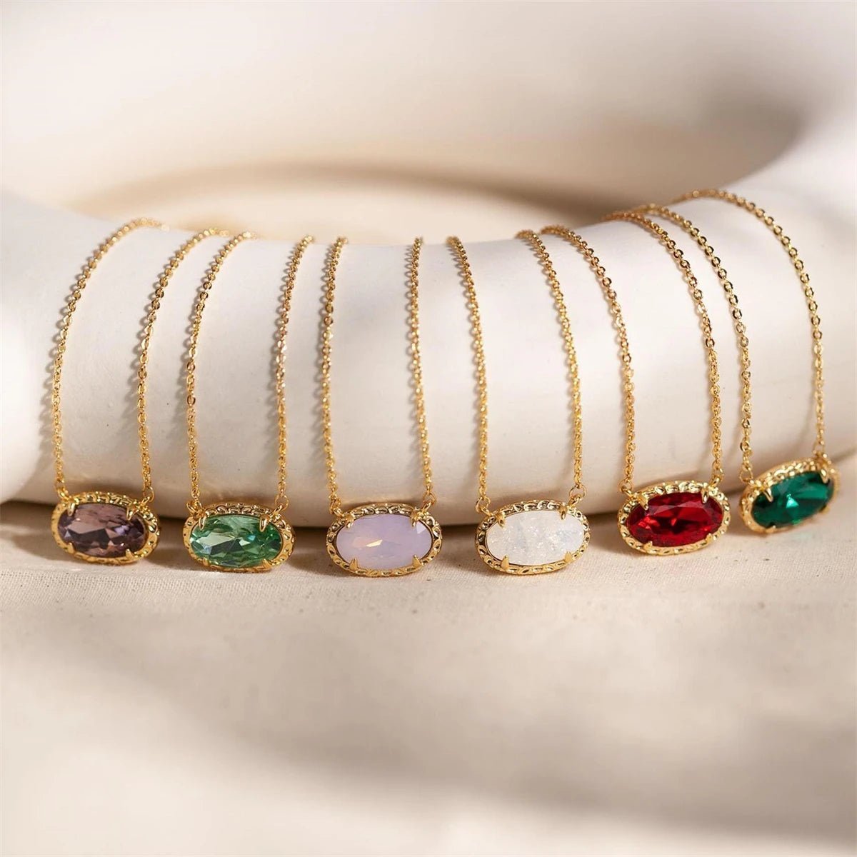 ZEYA - Blythe Natural Stone Necklace