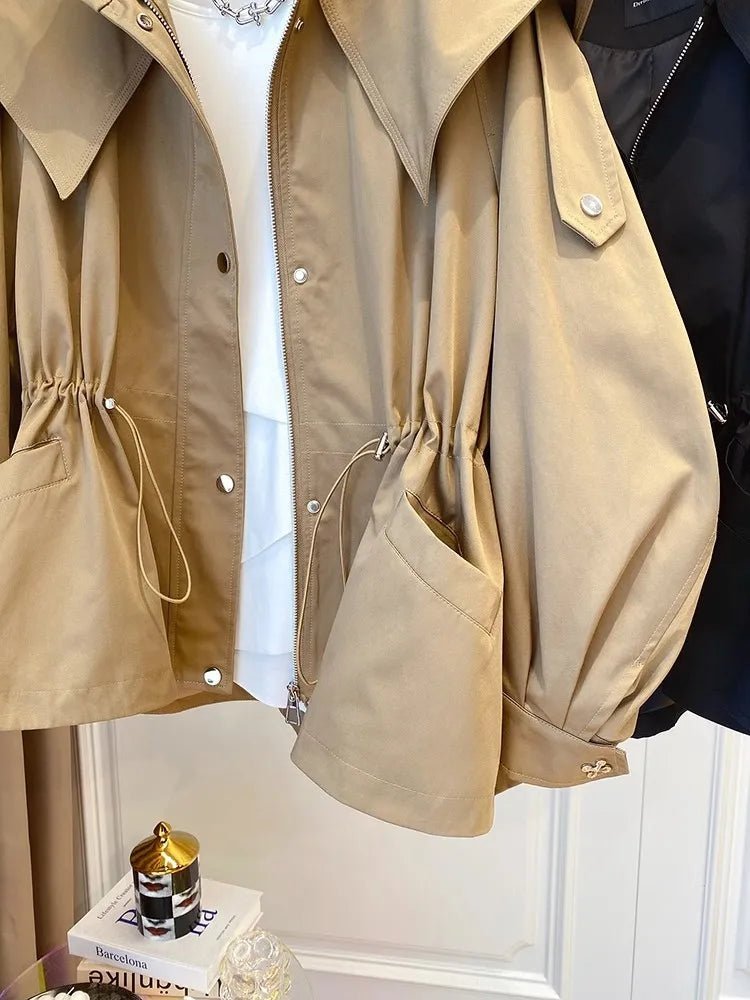 ZEYA - Brittany Hooded Short Trench Coat