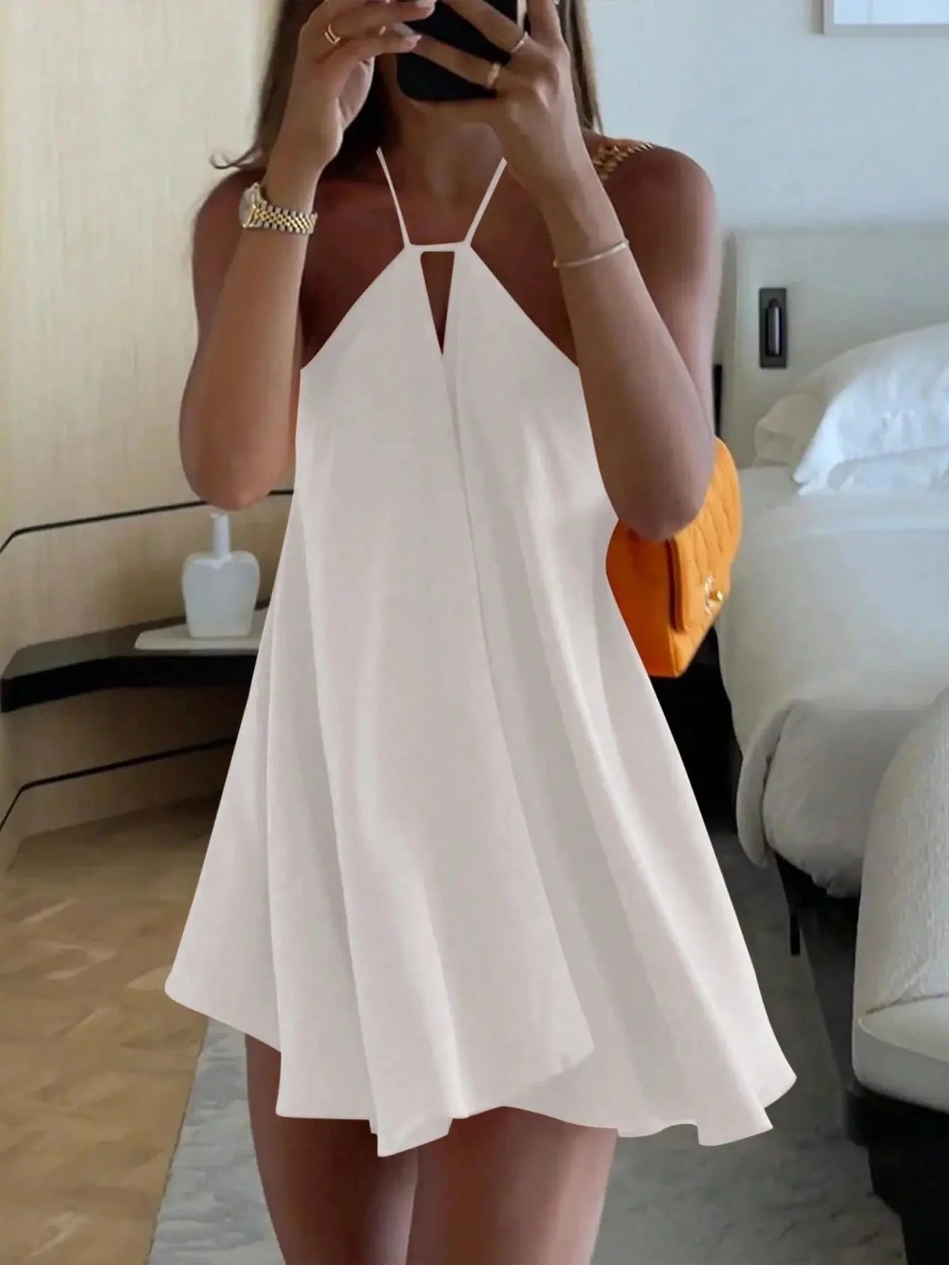 ZEYA - Catalina Off-Shoulder Hollow Out Summer Dress
