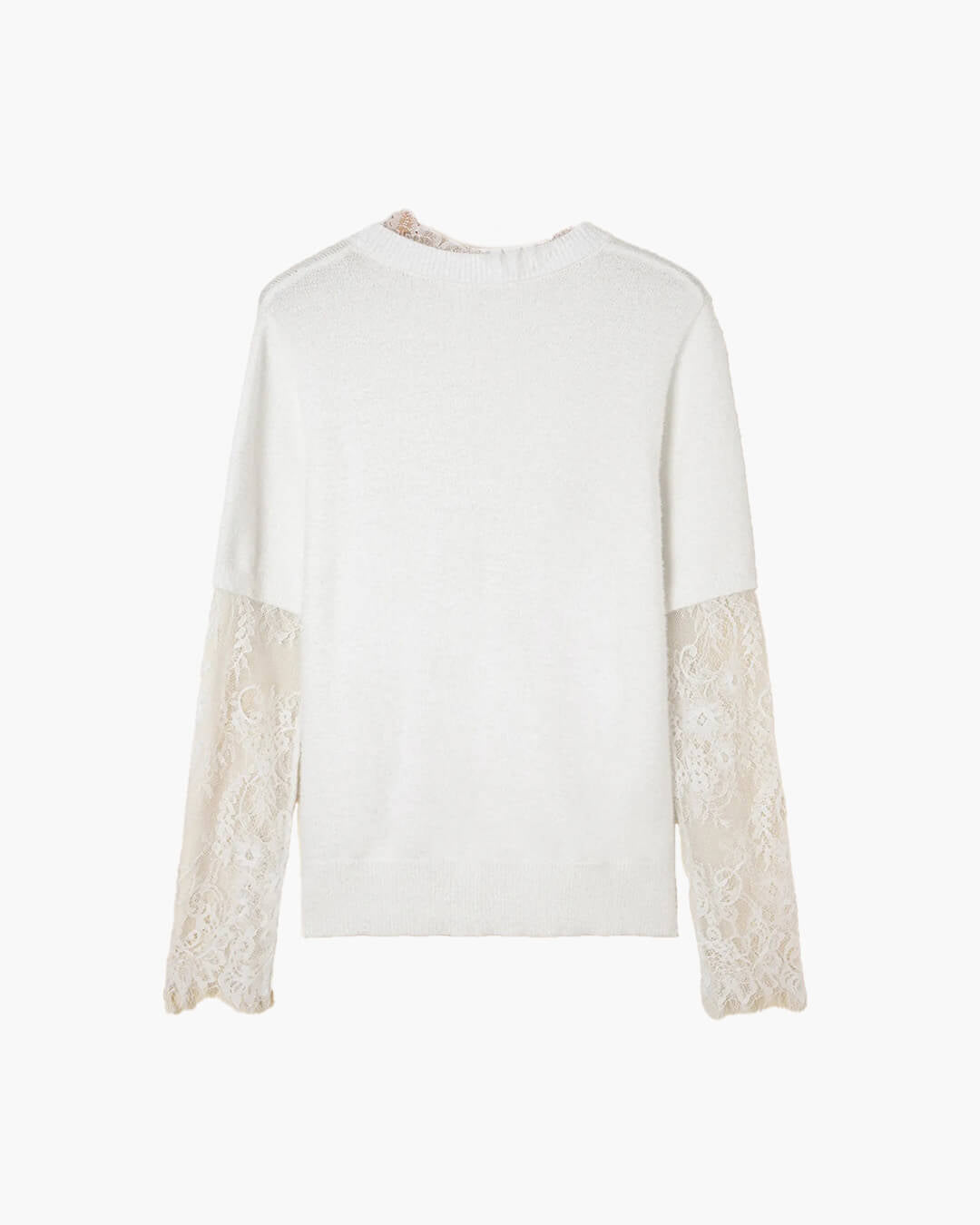 ZEYA - Colbie Lace Sleeves Sweater