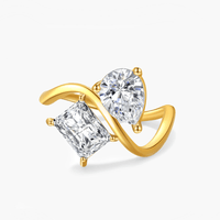 Cressida Tvilling Zirkonia Band Ring