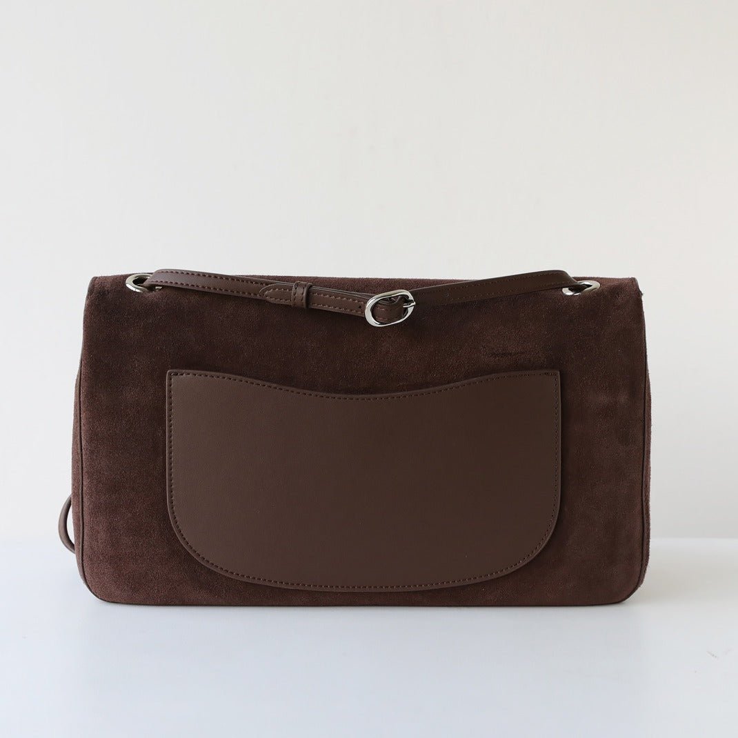 ZEYA - Denise Matte Suede Crossbody Tote