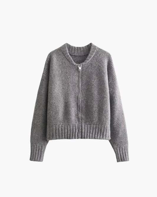 ZEYA - Divina Cardigan Vintage Knitted Zipper