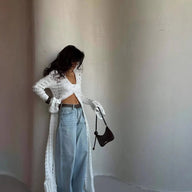 Sabrina Hollow Knit Cardigan