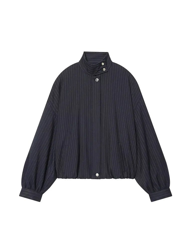 ZEYA - Elena Striped Button Jacket