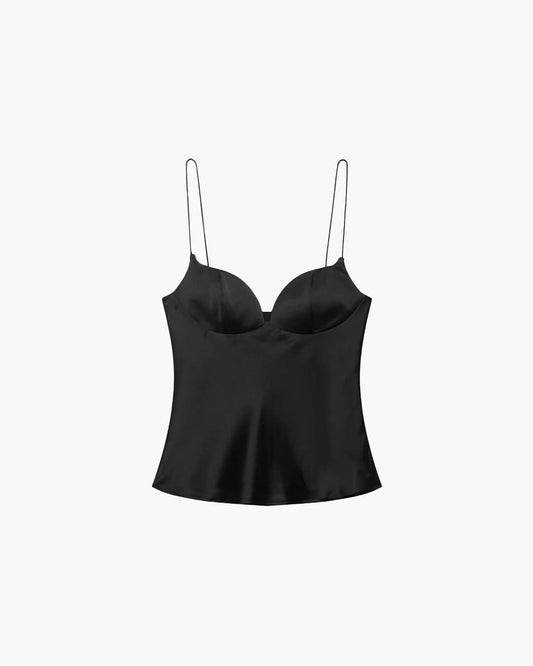 ZEYA - Elizabeth Satin Sling Top