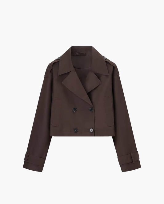 ZEYA - Ella Cropped Trench Coat