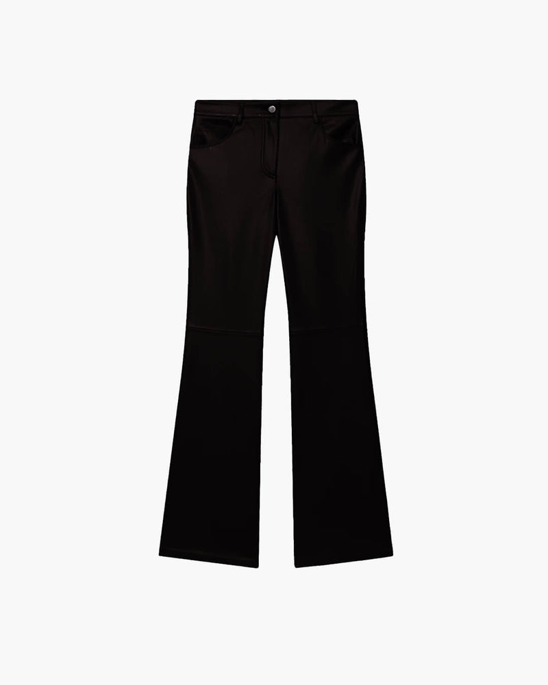 ZEYA - Eloise Faux Leather Flare Pants