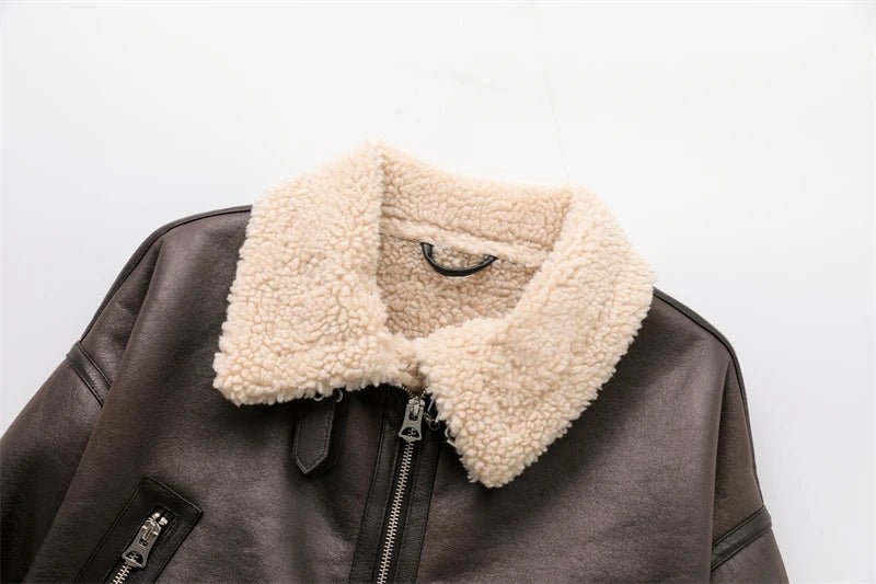 ZEYA - Emma Faux Leather Jacket