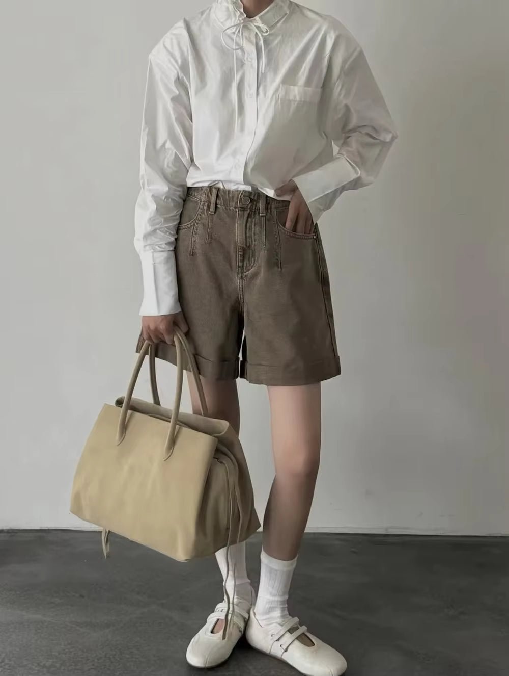ZEYA - Emma Multi-Compartment Leather Tote Bag