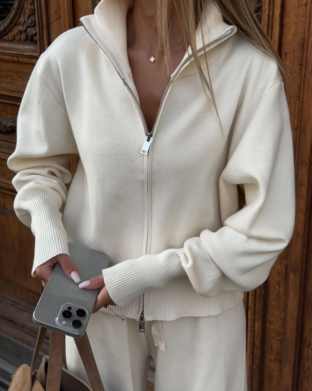 ZEYA - Eunice Knitted Cotton Set