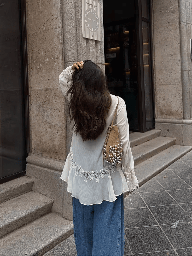 ZEYA - Helen Hollowed Out Cardigan Top