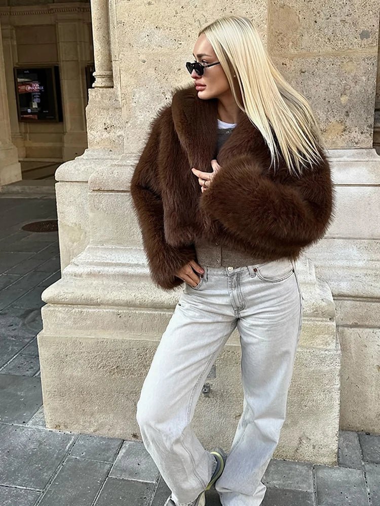 ZEYA - Jemisha Short Faux Fur Coat