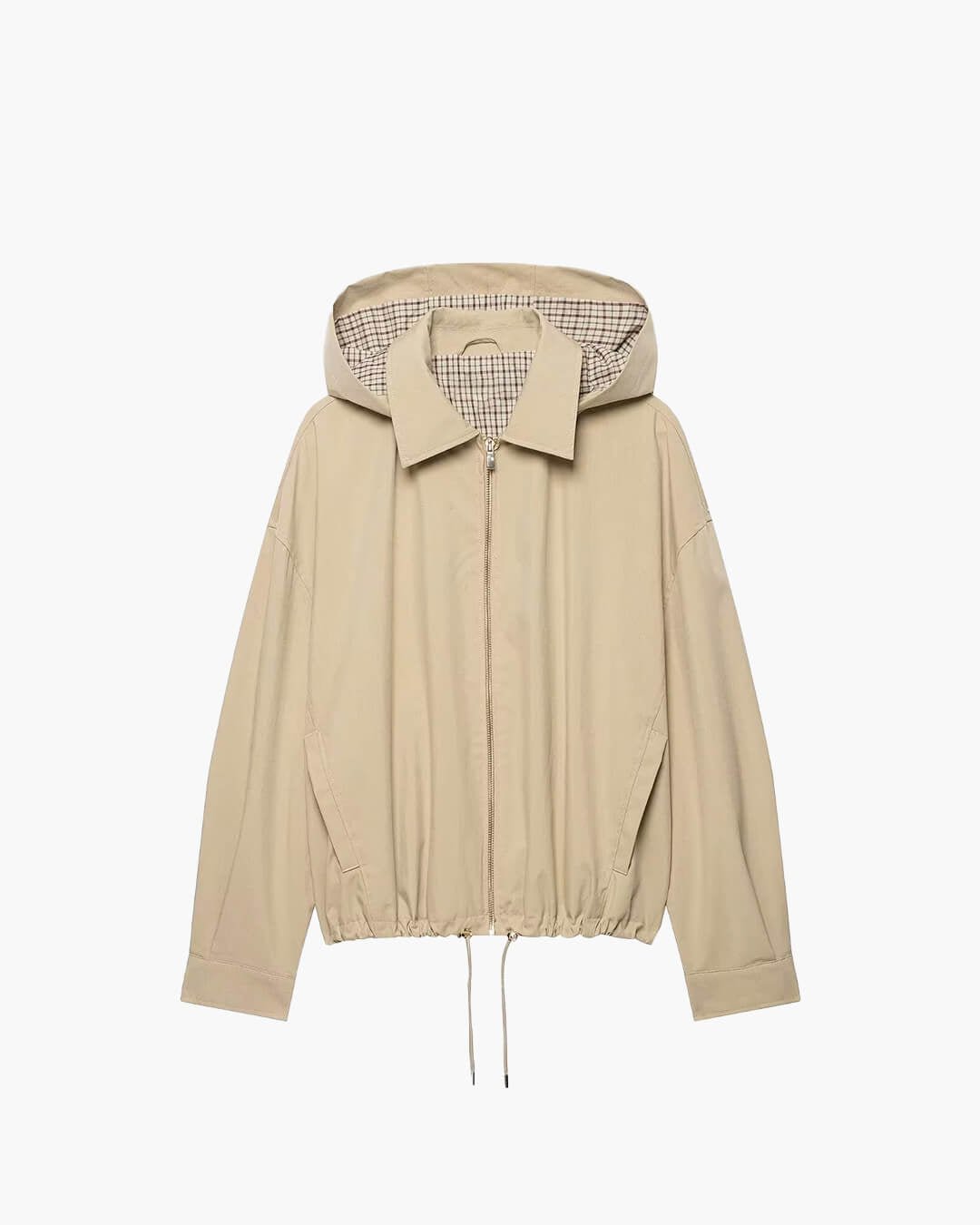 ZEYA - Jenny Drawstring Hooded Zip Jacket
