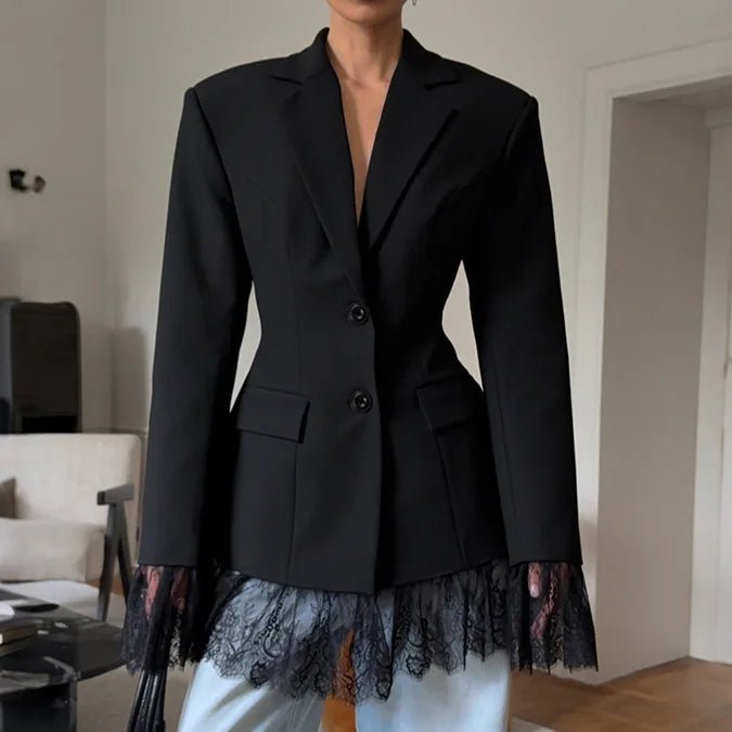 ZEYA - Joanne Blazer with Lace Details