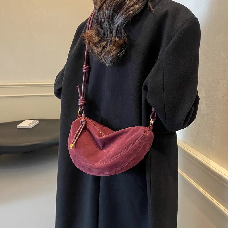 ZEYA - Josette Suede Shoulder Bag