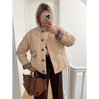 Agnes Quilted Bomber Jacket
