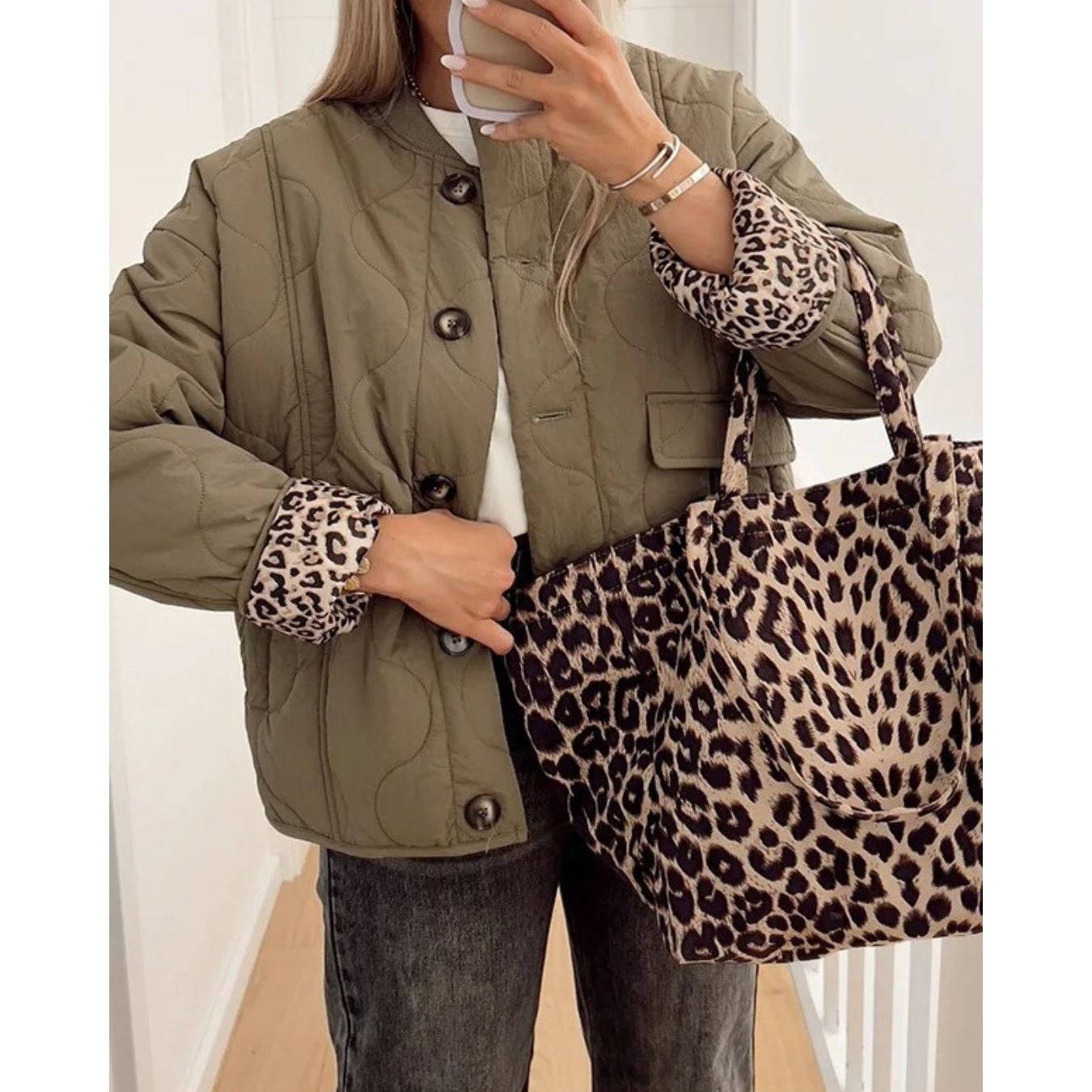ZEYA - Julia Quilted Bomber Jacket