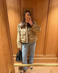 Juliana kort trenchjacka