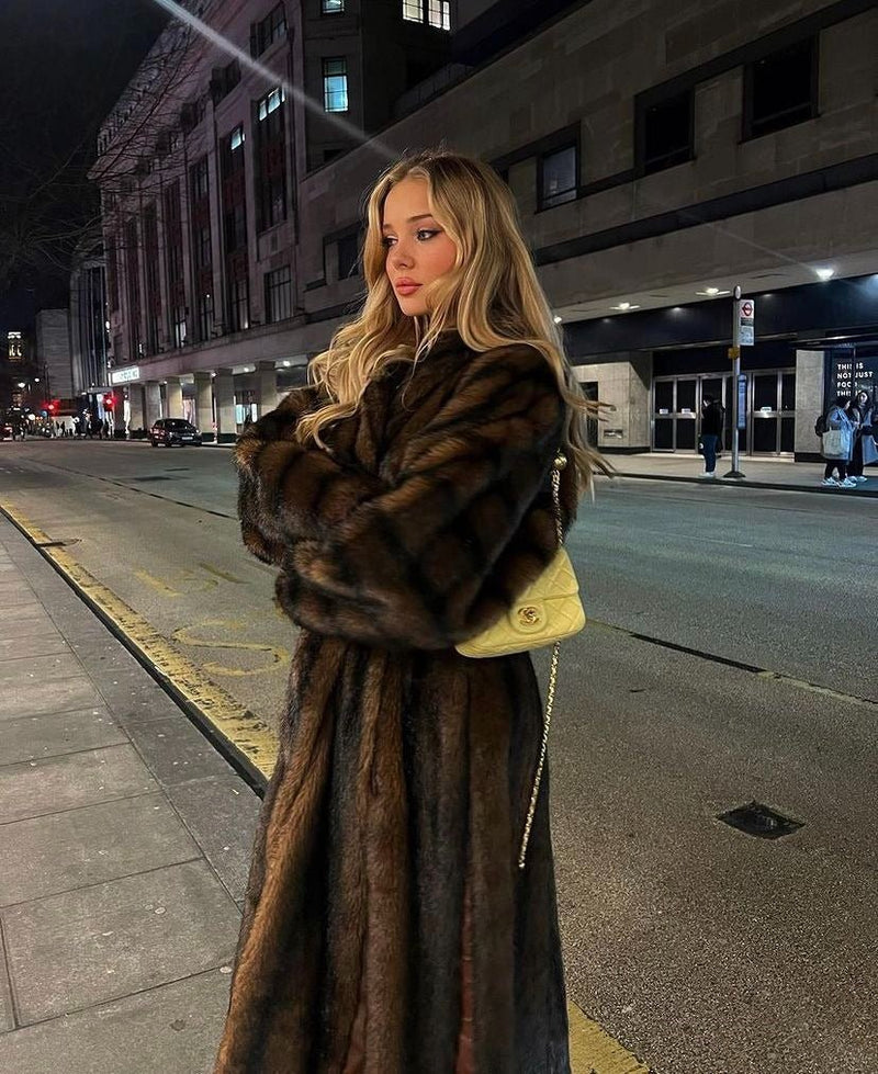 ZEYA - Laney Faux Fur Maxi Coat