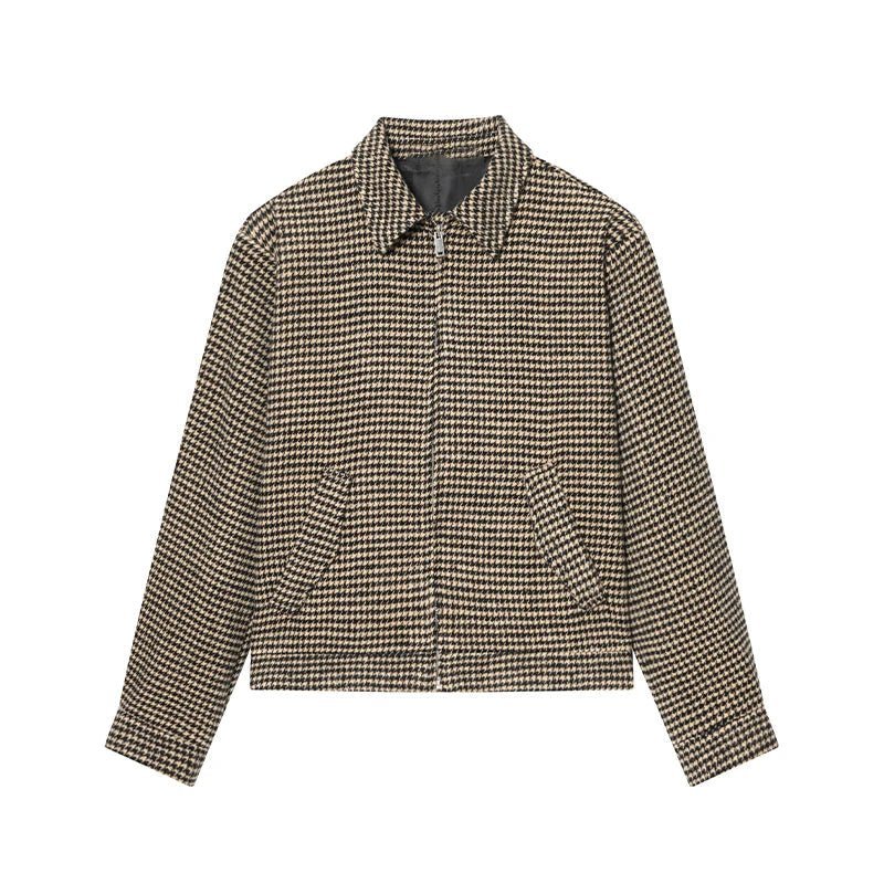 ZEYA - Lily Houndstooth Padded Blazer Set