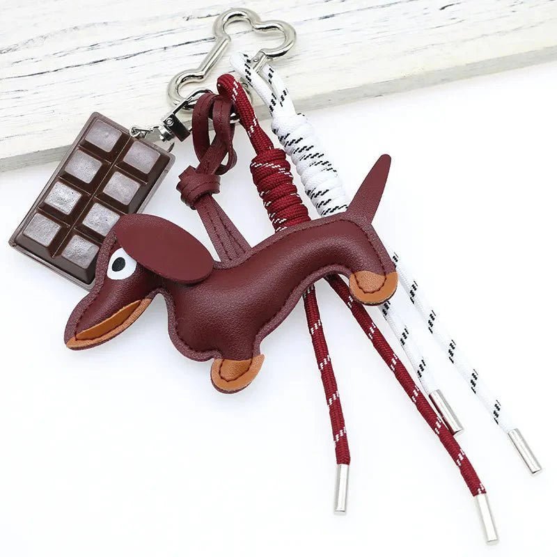 ZEYA - Lola Sausage Dog Keychain Pendant