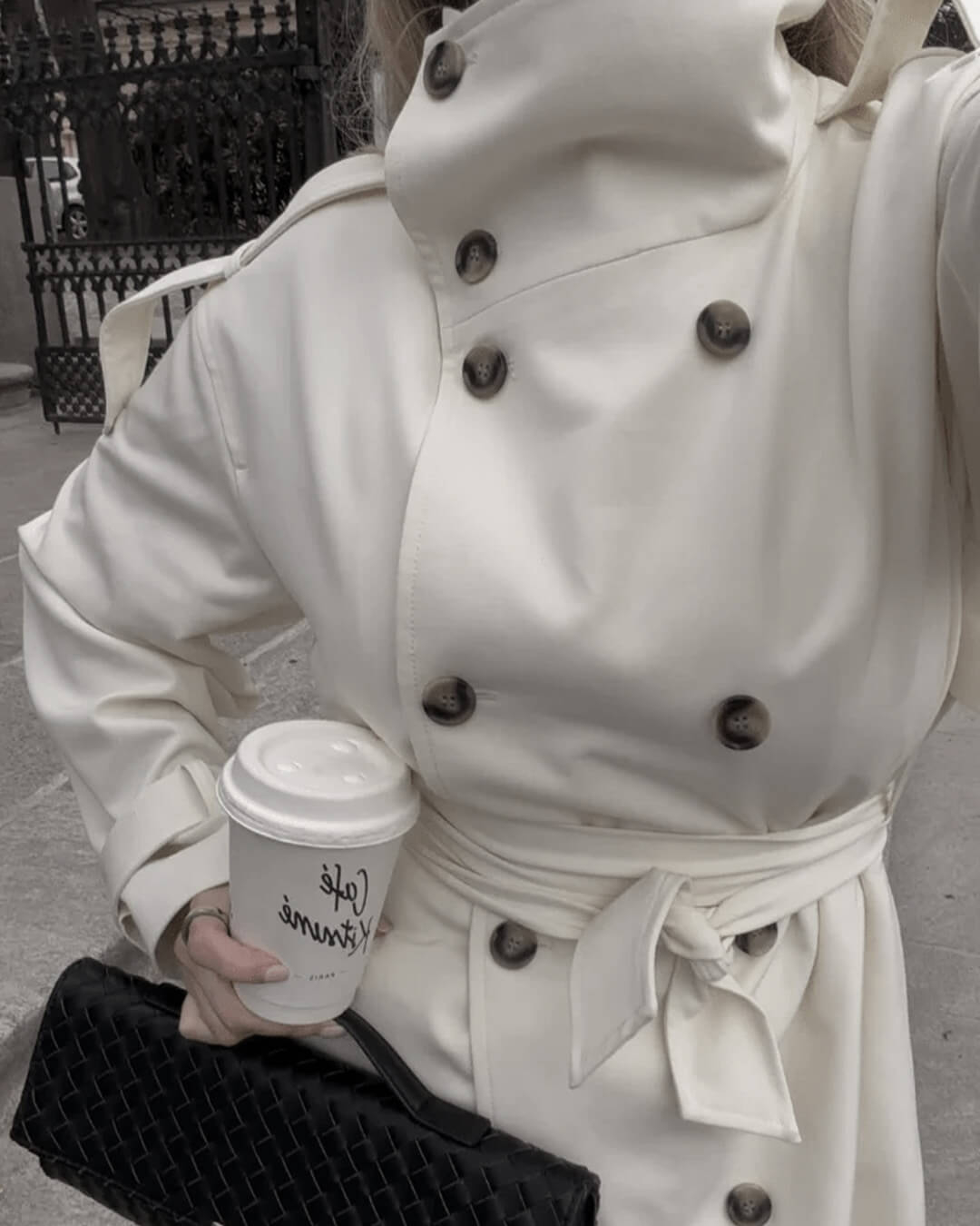 ZEYA - Lucy Long Belted Trench Coat