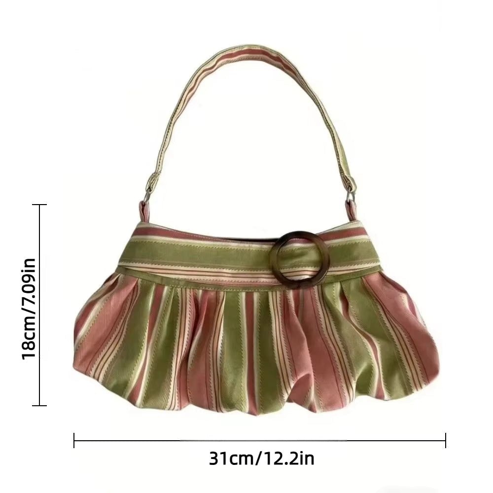 ZEYA - Maria Striped Shoulder Bag