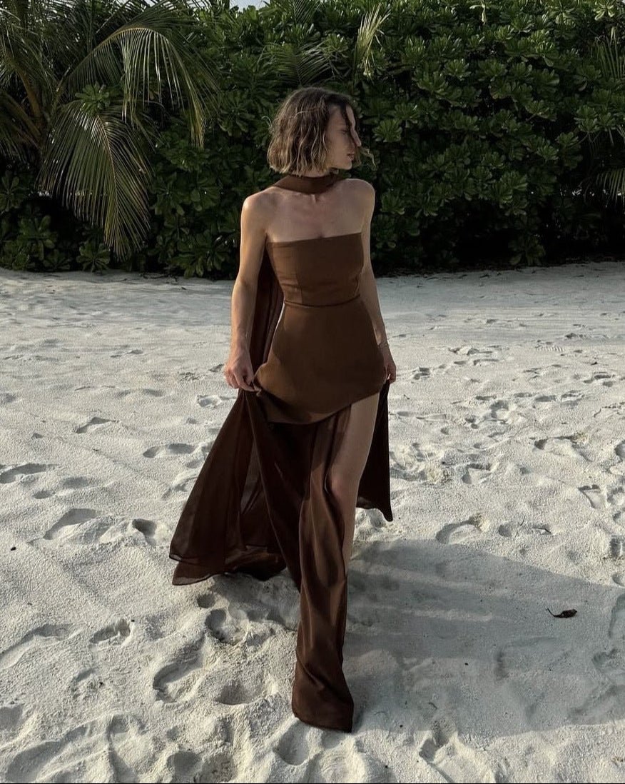 ZEYA - Mary Asymmetric Maxi Dress