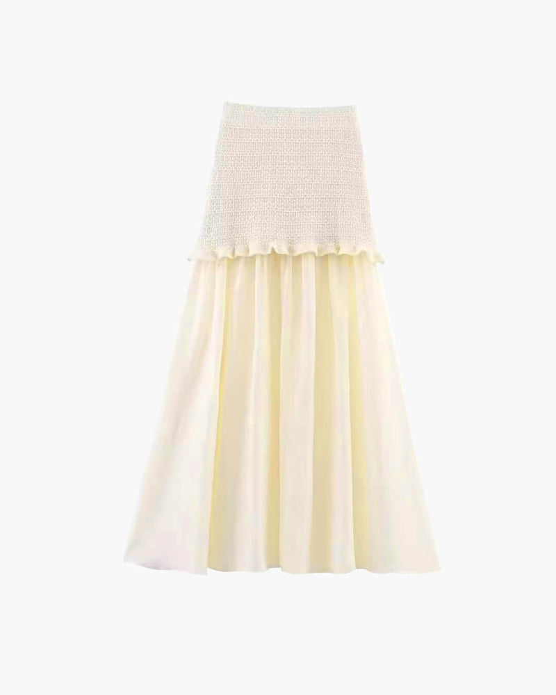 ZEYA - Maxine Knitted Tank Pleated Skirt Set