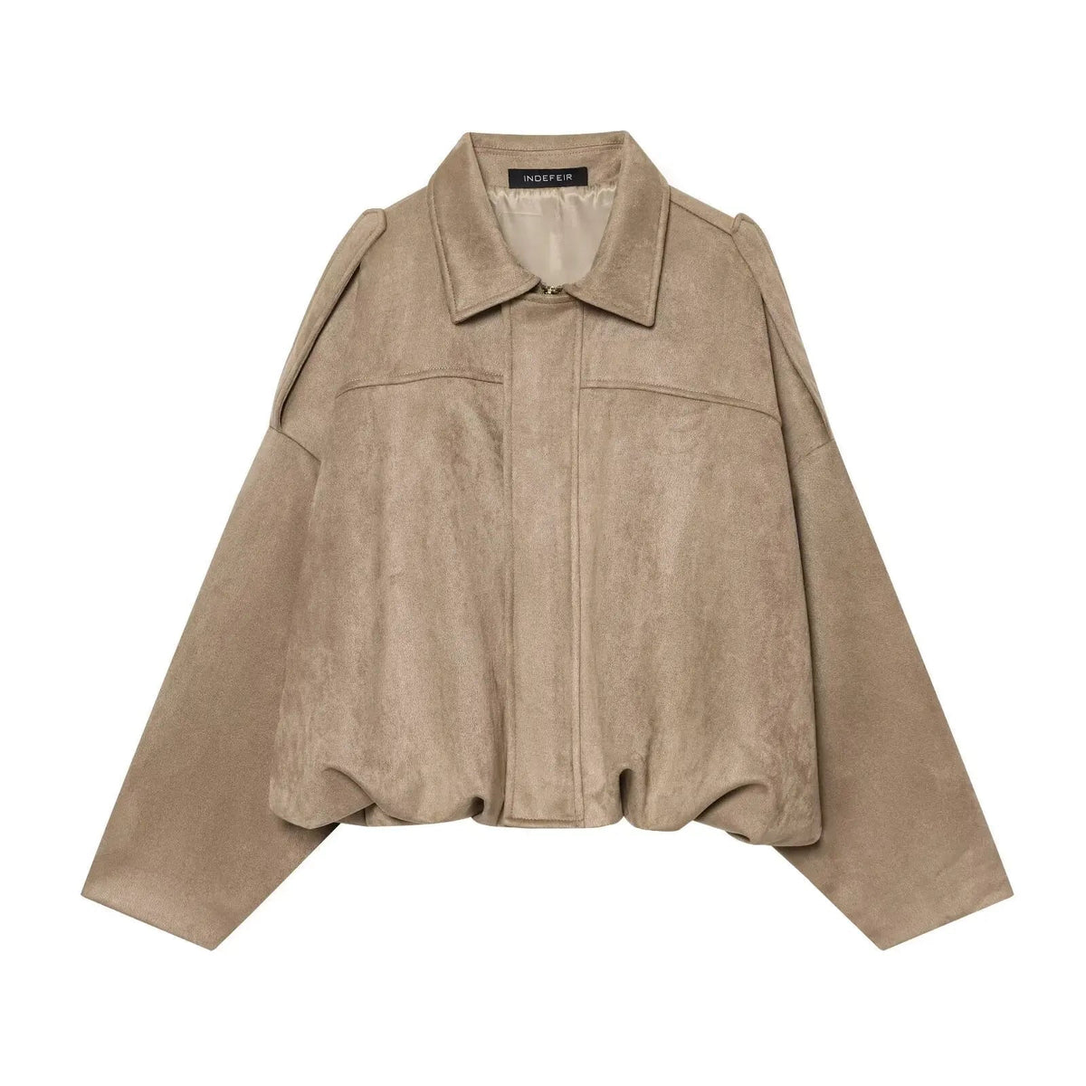 ZEYA - Mia Suede Oversized Zip Jacket