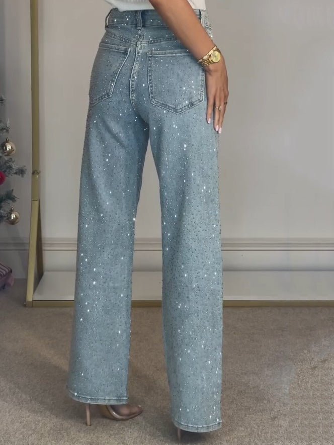 ZEYA - Mica High - Waist Glitter Jeans