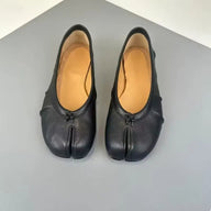 Miranda Split-Toe Leather Mules