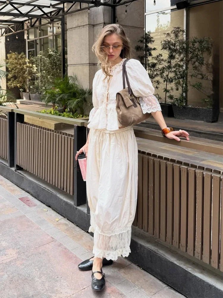 ZEYA - Natasha Lace Lantern Suit