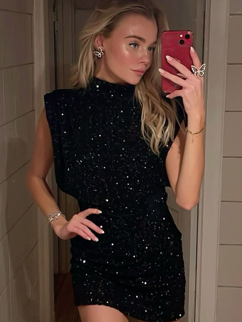 ZEYA - Nina Glitter Mini Dress