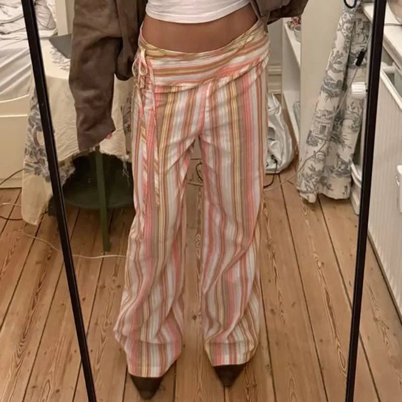 ZEYA - Oriana Striped Palazzo Pants