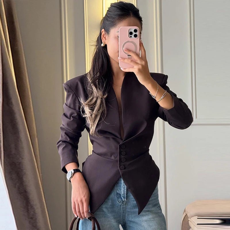 ZEYA - Patricia Structured Cinched Blazer