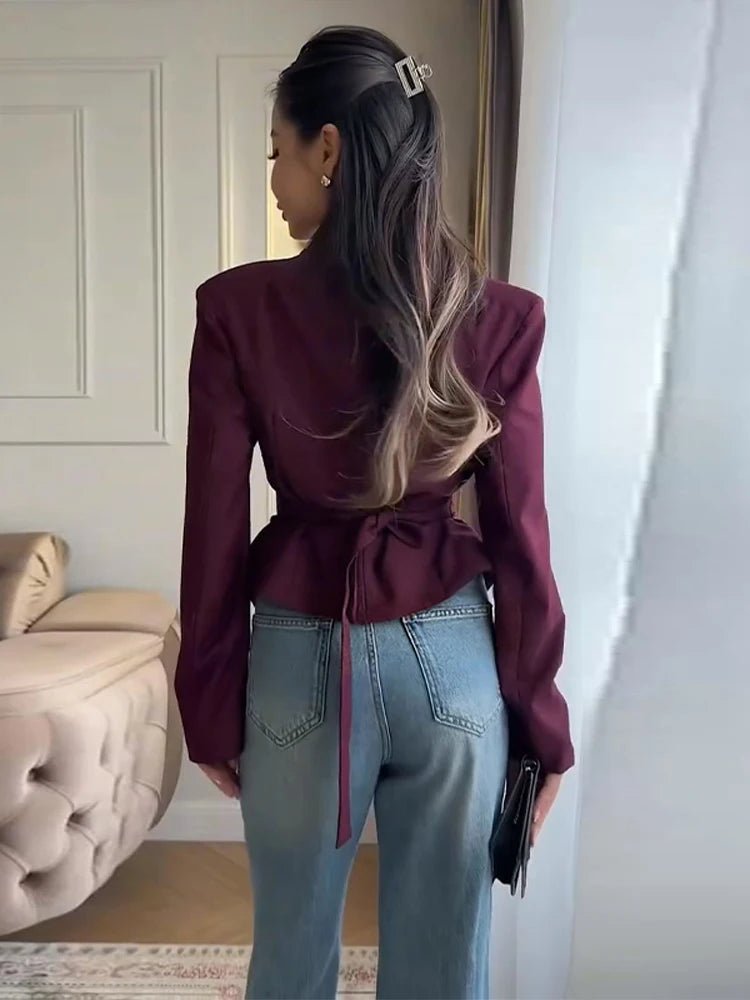 ZEYA - Patricia Structured Cinched Blazer