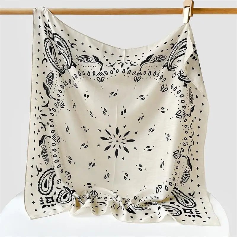 ZEYA - Portia Paisley Square Scarf