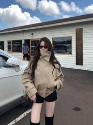 Rachel Utility Croppad Trenchcoat