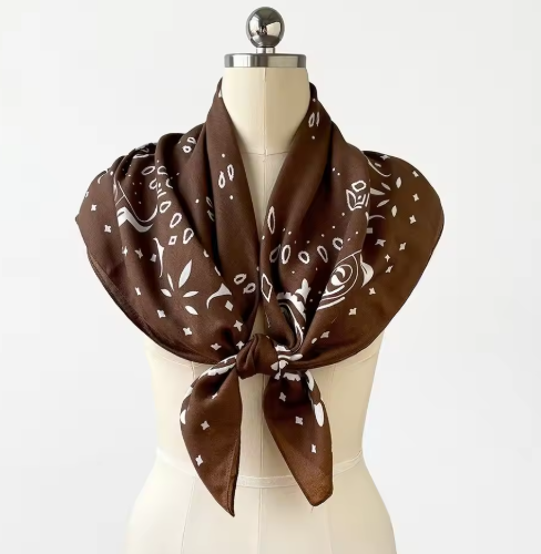 Reese Paisley Stickad Bandana Halsduk