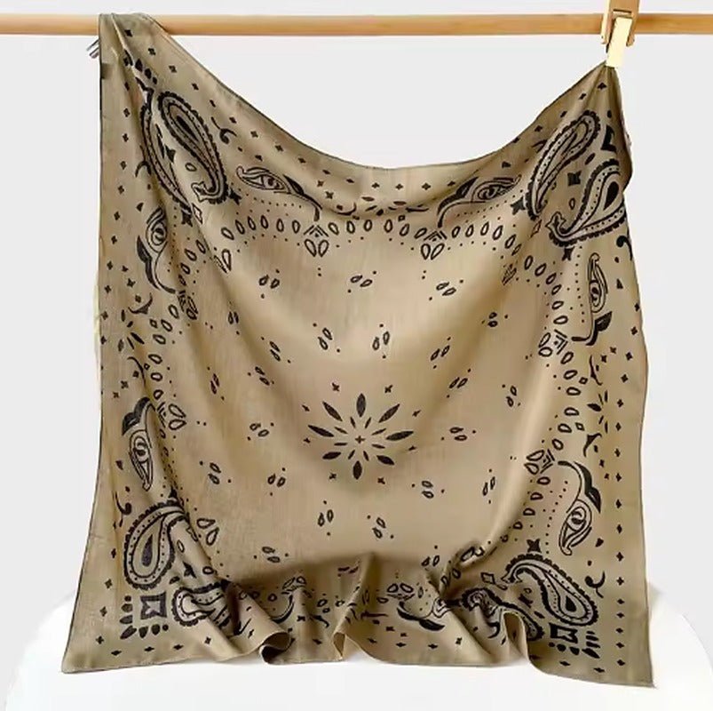 ZEYA - Reese Paisley Knitted Bandana Scarf