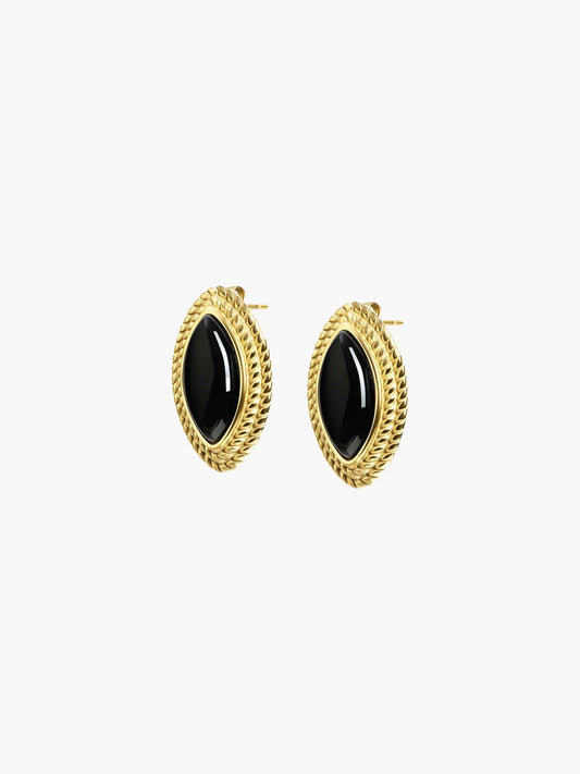 ZEYA - Regina Leaf - Shaped Earrings