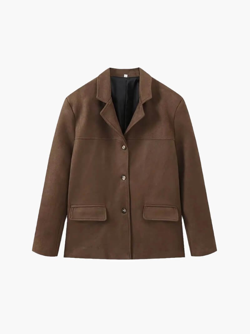 ZEYA - Reva Faux Suede Blazer