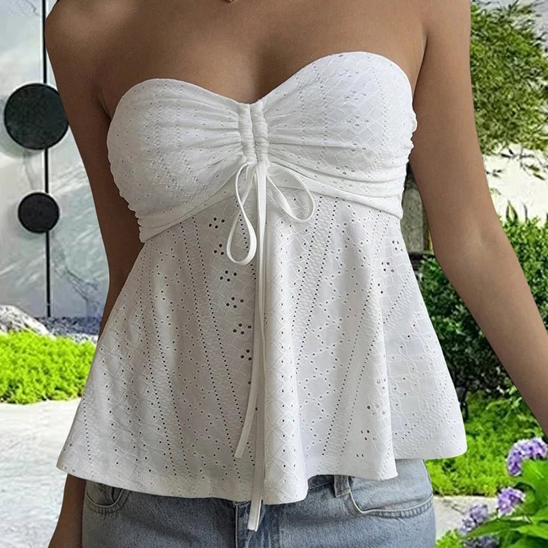 ZEYA - Rosalie Eyelet Bandeau Top